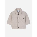 Blouson gar�on � bouton ecru