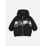 Blouson gar�on � capuche noir