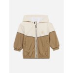 Blouson gar�on � capuche taupe
