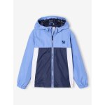 Blouson gar�on coupe - vent colorblock bleu moyen