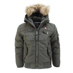 Blouson garon ecoflik kaki
