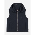 Blouson gar�on matelass� sans manches bleu fonc�