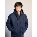Blouson gar�on en toile gris ardoise