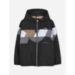 Blouson gar�on zipp� � capuche noir