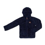 Blouson polaire fille galane bleu marine