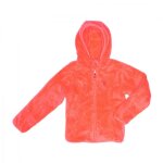 Blouson polaire fille galane corail