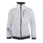 Blouson polaire fille garil blanc
