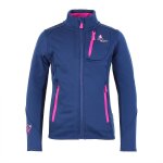 Blouson polarshell fille faynur bleu marine