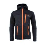 Blouson polarshell gar�on ecampus noir / orange