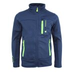 Blouson polarshell garon ecanton bleu marine