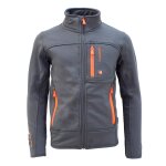 Blouson polarshell garon ecanton gris
