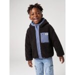 Blouson r�versible � capuche gar�on bleu gris�