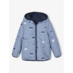Blouson réversible garçon bleu grisé Blouson réversible garçon bleu grisé