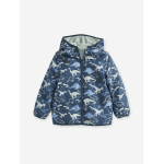 Blouson réversible garçon bleu océan Blouson réversible garçon bleu océan