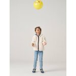 Blouson sherpa r�versible bleu roi