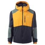 Blouson de ski bergen noir / fort fonc / jaune de