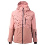 Blouson de ski bergen rose cendre / rose fonc / noi
