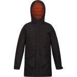 Blouson de ski farbank noir / orange brûlé Blouson de ski farbank noir / orange brûlé