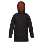 Blouson de ski polyester farbank noir / orange brûlé Blouson de ski polyester farbank noir / orange brûlé