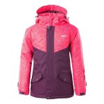 Blouson de ski yuki violet fonc / rose givr