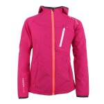 Blouson softshell fille fanso fuchsia