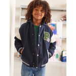 Blouson teddy � capuche amovible gar�on marine