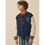 Blouson teddy gar�on marine