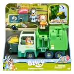 Bluey camion poubelle vert