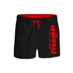 Boardshort court ceinture Élastique logo noir / rouge Boardshort court ceinture Élastique logo noir / rouge