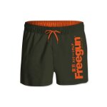 Boardshort court ceinture Élastique logo vert / orange Boardshort court ceinture Élastique logo vert / orange