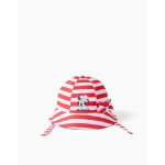 Bob en coton � rayures et imprim� minnie rouge