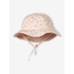 Bob imprim� fleuri b�b� fille rose p�le