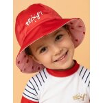 Bob r�versible anti - uv - fille rose / rouge