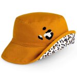 Bob r�versible enfant upf50 + coton protection soleil orange