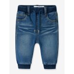 Body b�b� coton m�lang� recycl� bleu jean