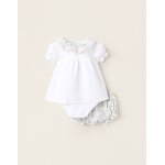 Body - chemisier + bloomer blanc