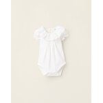 Body - chemisier avec volants et broderie anglaise blanc