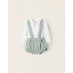 Body + combinaison  bretelles amovibles vert