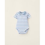 Body - polo  rayures avec col ctel blanc