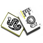 Boîte de 6 cartes imagier en noir et blanc - jungle multi - coloured Boîte de 6 cartes imagier en noir et blanc - jungle multi - coloured