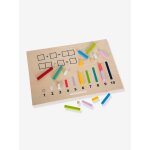 Bo�te d'apprentissage pour enfants : b�tons de calcul avec chiffres educate small foot� bois multicolore ...