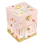 Boite � bijoux musicale sir�ne rose