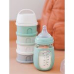 Bo�te doseuse de lait 4 compartiments vert