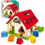 Boite � formes ferme rouge