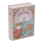 Boite livre zo� prend le th� rose