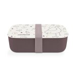 Bote  lunch enfant en matriau bio naturlunch ch violet