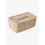 Bote  mouchoirs en feuilles de mas naturel