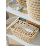 Bote  mouchoirs en feuilles de mas naturel