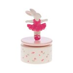 Boite � musique ballerine rose