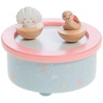 Bo�te � musique birdy bleu, rose